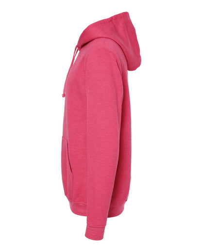 M&O Unisex Pullover Hoodie 3320 #color_Heather Fuchsia