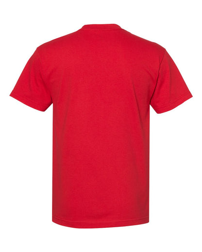 American Apparel Unisex Heavyweight Cotton Tee 1301 #color_Red