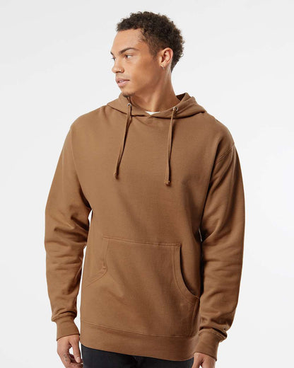 Independent Trading Co. Midweight Hooded Sweatshirt SS4500 #colormdl_Saddle