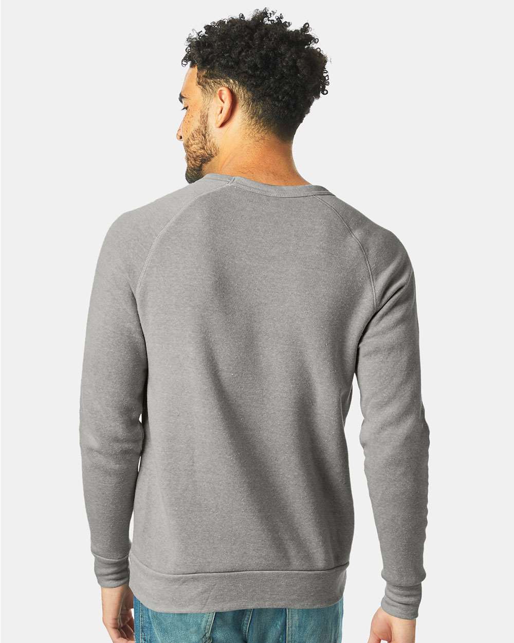 Alternative Champ Eco-Fleece Crewneck Sweatshirt 9575 #colormdl_Eco Light Grey
