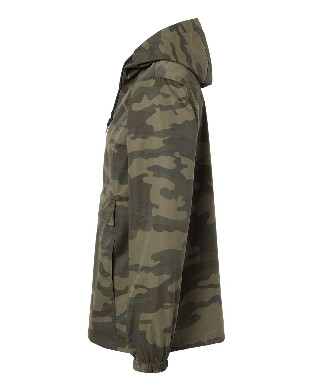 Independent Trading Co. Nylon Anorak EXP94NAW #color_Forest Camo