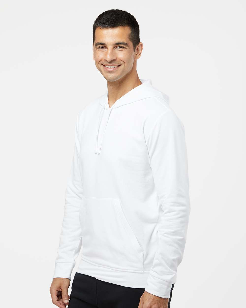Adidas A432 Fleece Hooded Sweatshirt #colormdl_White