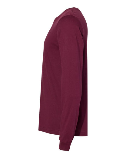 BELLA + CANVAS Unisex Jersey Long Sleeve Tee 3501 #color_Maroon