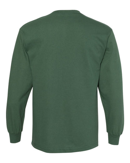 American Apparel Unisex Heavyweight Cotton Long Sleeve Tee 1304 #color_Forest