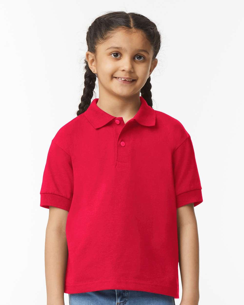 Gildan DryBlend® Youth Jersey Polo 8800B #colormdl_Red