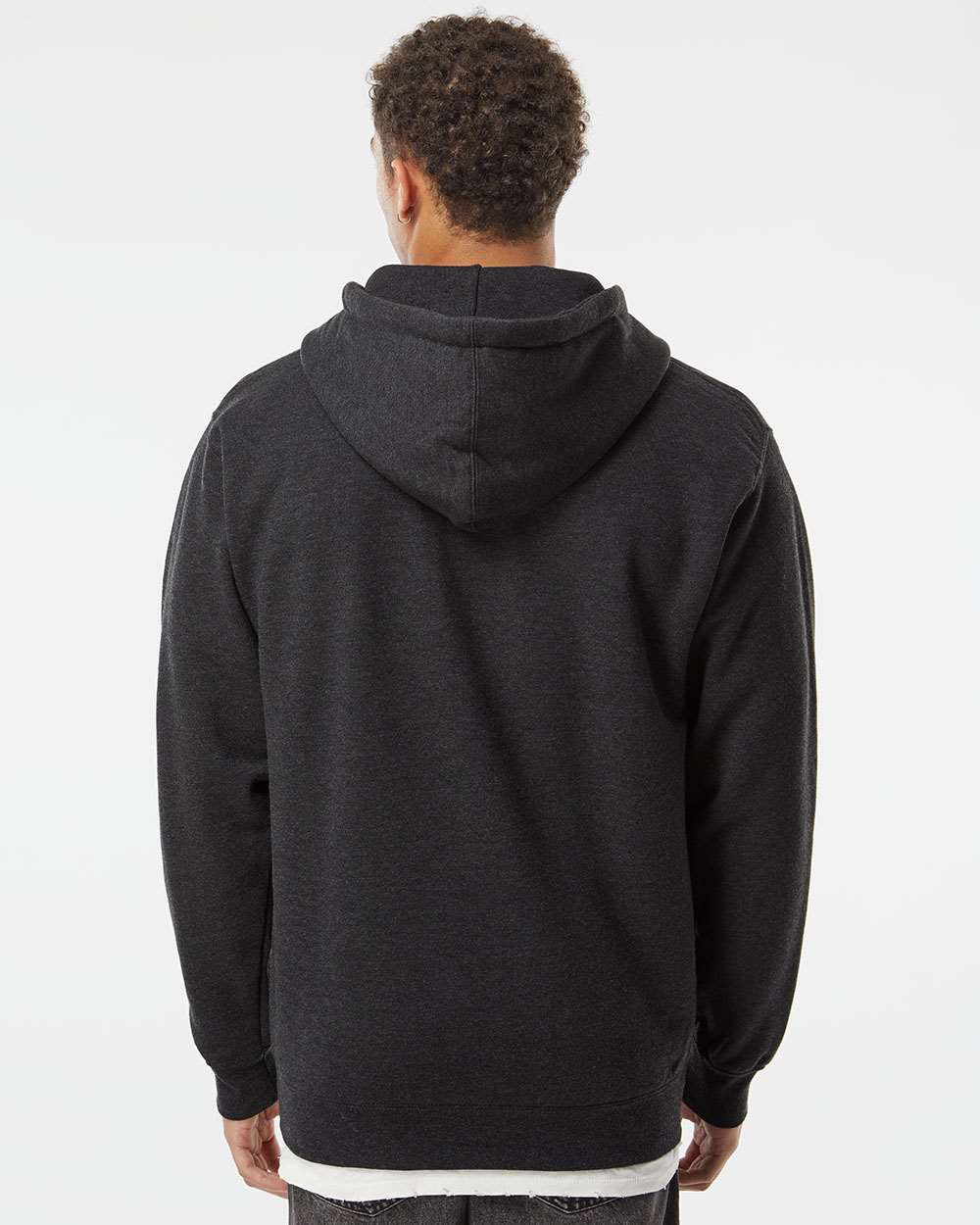 Independent Trading Co. Heavyweight Full-Zip Hooded Sweatshirt IND4000Z #colormdl_Charcoal Heather