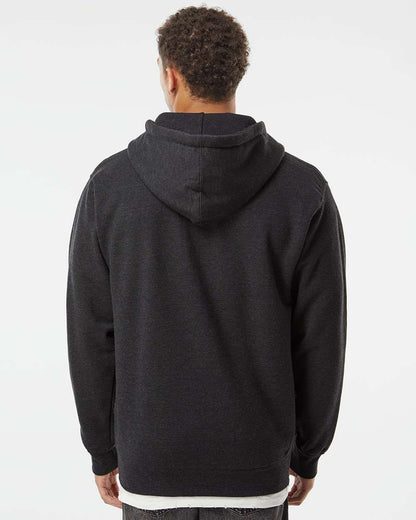 Independent Trading Co. Heavyweight Full-Zip Hooded Sweatshirt IND4000Z #colormdl_Charcoal Heather