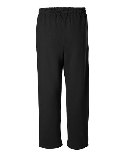 Gildan Heavy Blend™ Open-Bottom Sweatpants 18400 #color_Black