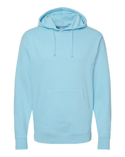 Independent Trading Co. Midweight Hooded Sweatshirt SS4500 #color_Blue Aqua