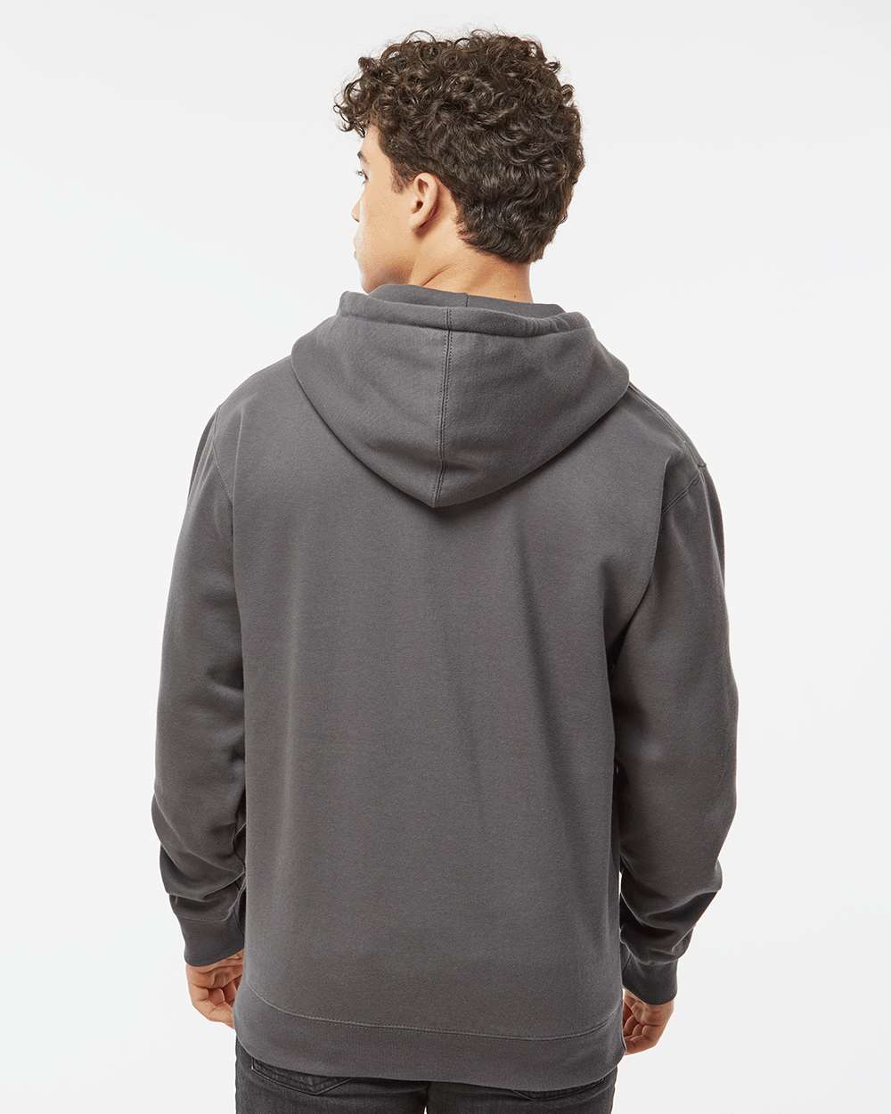 Independent Trading Co. Heavyweight Full-Zip Hooded Sweatshirt IND4000Z #colormdl_Solid Charcoal