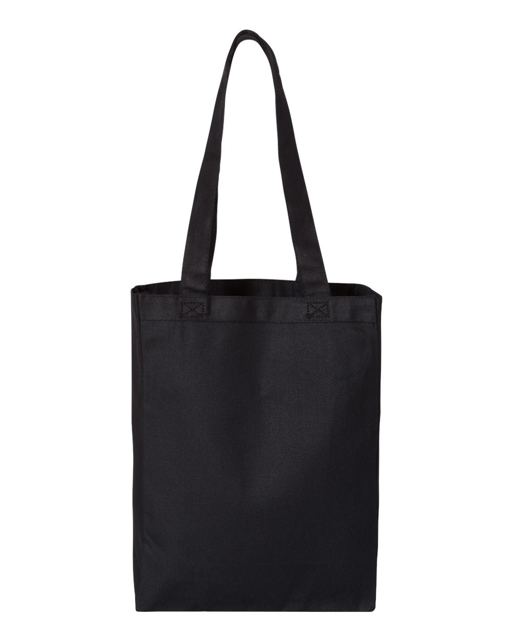 Q-Tees 12L Gussetted Shopping Bag Q1000 #color_Black