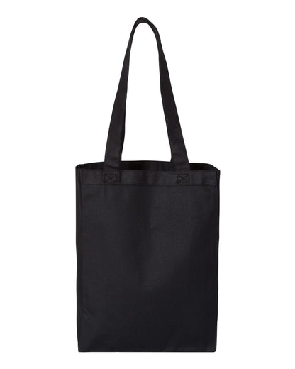 Q-Tees 12L Gussetted Shopping Bag Q1000 #color_Black