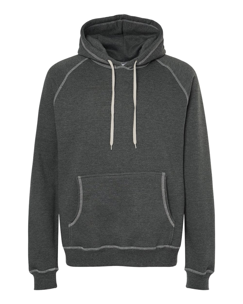 King Fashion Extra Heavy Hooded Pullover KP8011 #color_Charcoal Mix