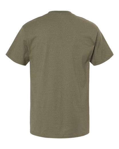 M&O Ring-Spun T-Shirt 5500 #color_Military Green