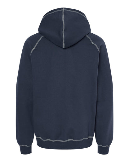 King Fashion Extra Heavy Full-Zip Hooded Sweatshirt KP8017 #color_Navy