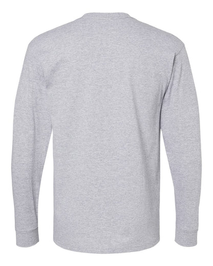 M&O Gold Soft Touch Long Sleeve T-Shirt 4820 #color_Athletic Heather