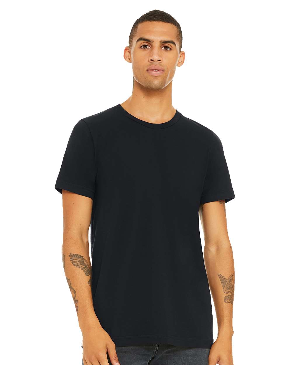 mdl Vintage Black Color BELLA + CANVAS Unisex Jersey Tee 