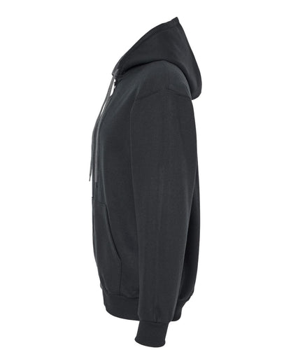 King Fashion Full-Zip Sweatshirt KF9047 #color_Black/ Charcoal
