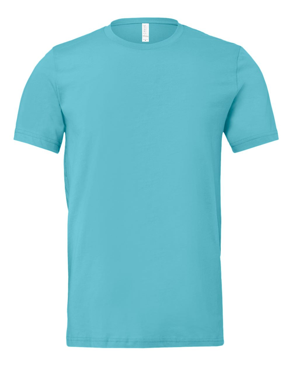 Turquoise Color BELLA + CANVAS Unisex Jersey Tee 