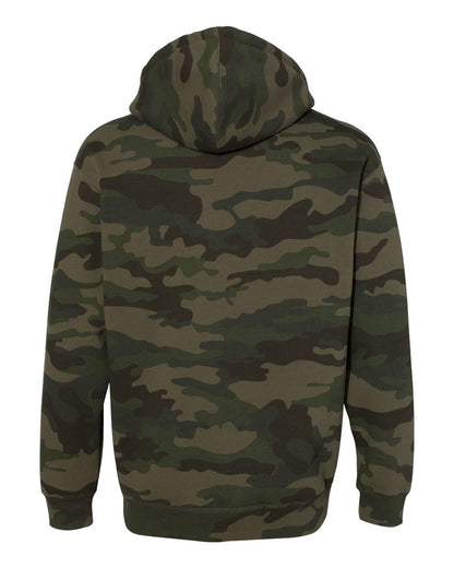Independent Trading Co. Heavyweight Hooded Sweatshirt IND4000 #color_Forest Camo
