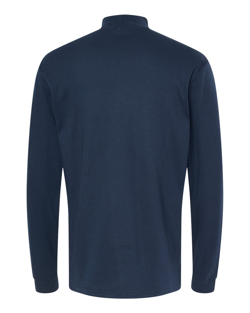 King Fashion Jersey Interlock Mockneck Long Sleeve T-Shirt KF4600 #color_Navy