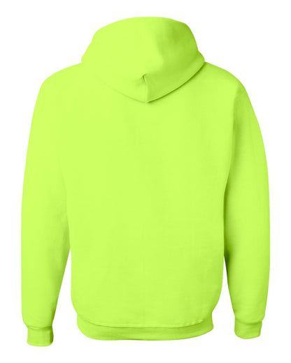 JERZEES NuBlend® Hooded Sweatshirt 996MR #color_Safety Green