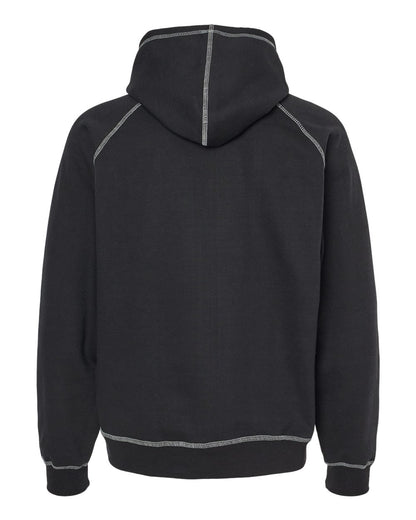King Fashion Extra Heavy Hooded Pullover KP8011 #color_Black