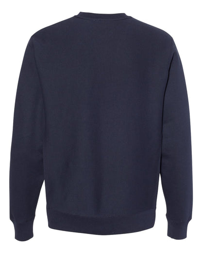 Independent Trading Co. Legend - Premium Heavyweight Cross-Grain Crewneck Sweatshirt IND5000C #color_Classic Navy