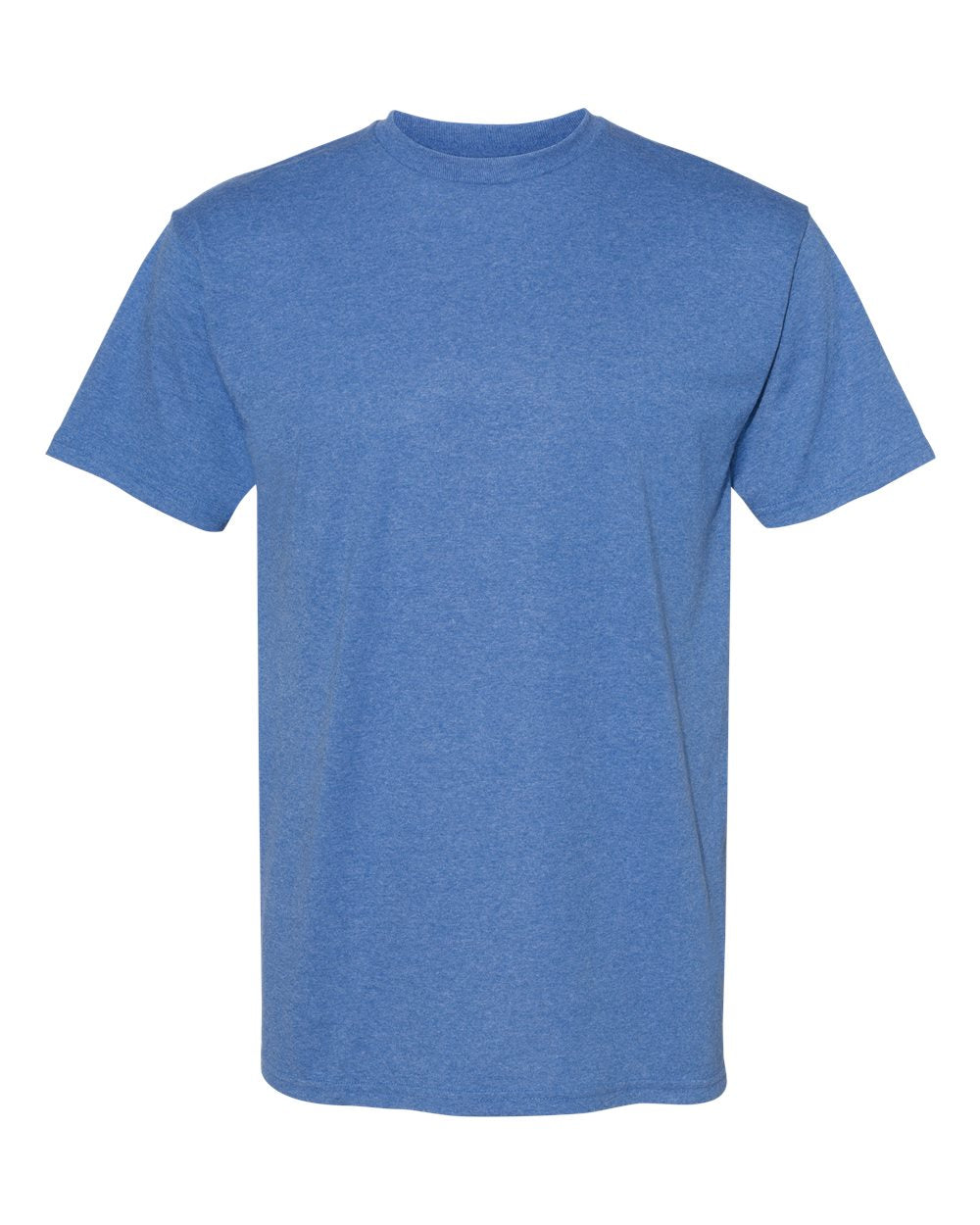 American Apparel Midweight Cotton Unisex Tee 1701 #color_Heather Royal